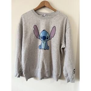 DISNEY Lilo & Stitch Women's Size XL Lightweight Sweatshirt Pullover Gray